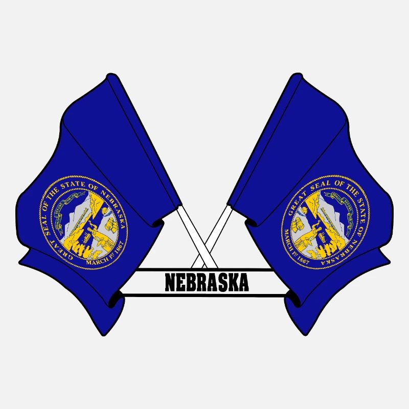 texte des petits drapeaux NEBRASKA