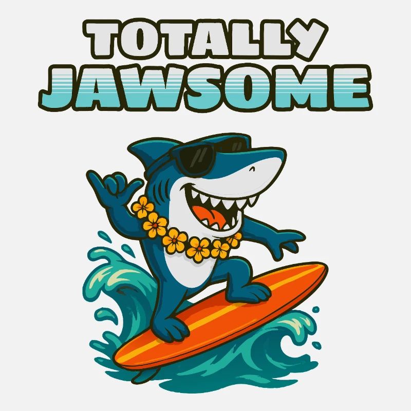 Totally Jawsome Surf Shark