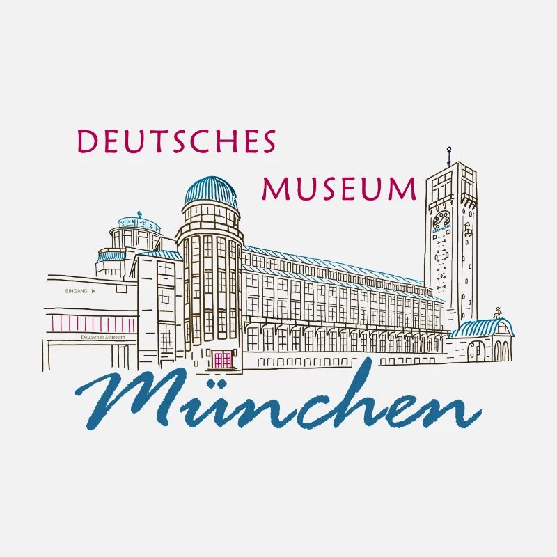 Munich Deutsches Museum Dessin à la main