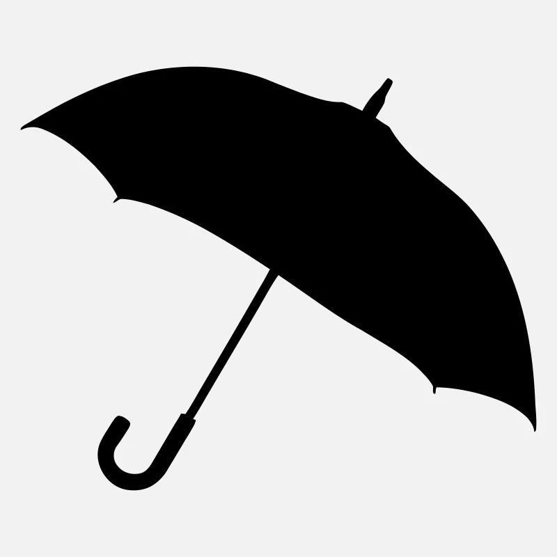 Silhouette de parapluie classique