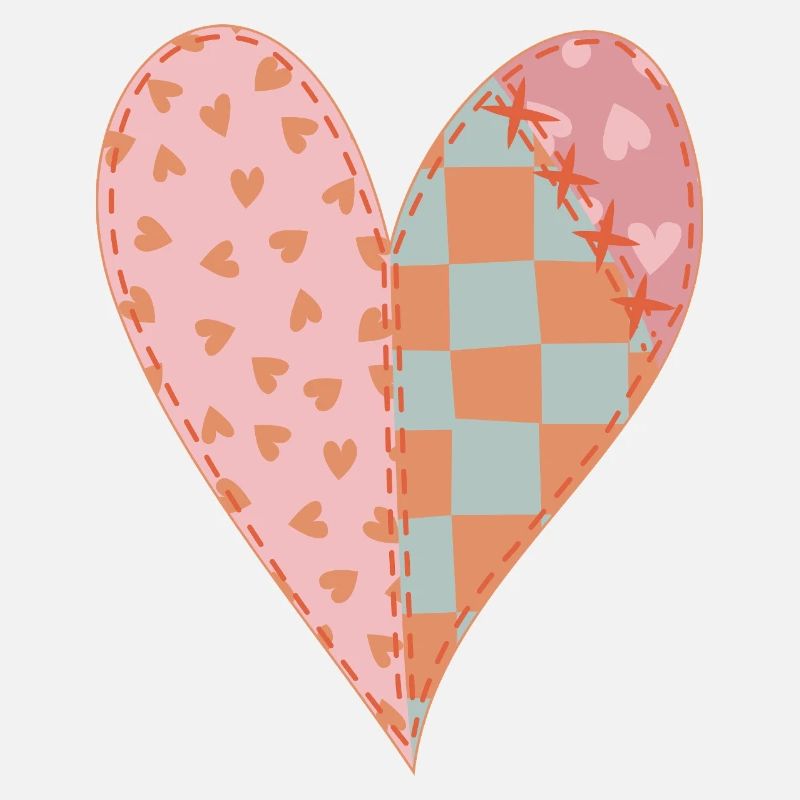 Patchwork Herz Nr. 2