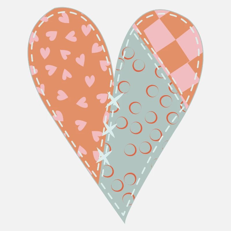 Patchwork Herz Nr. 8