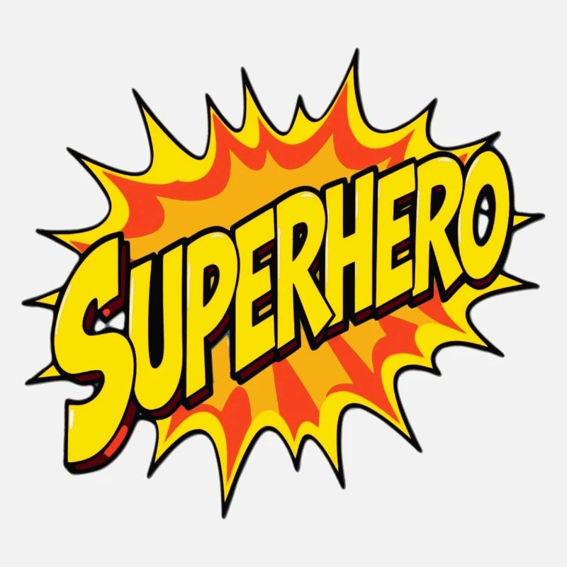 Superhelden-Design im Comic-Stil