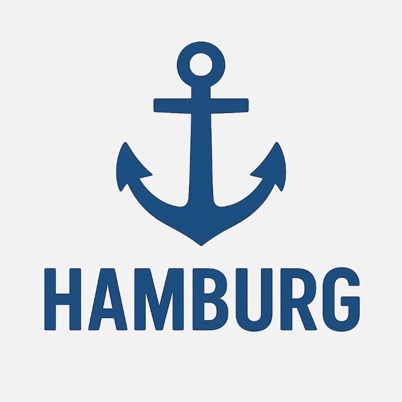 Hambourg avec ancre
