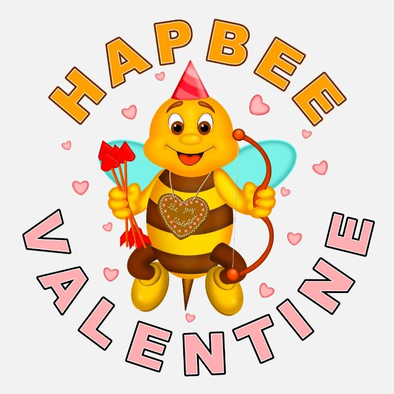HAPBEE Valentine with text