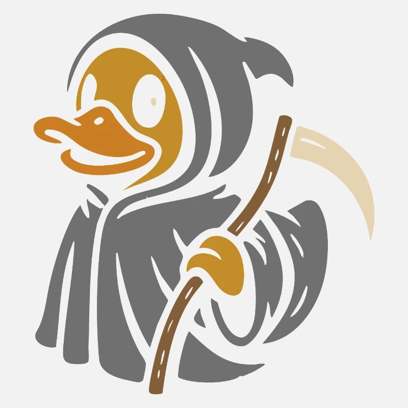Grim Reaper Rubber Duck Motif
