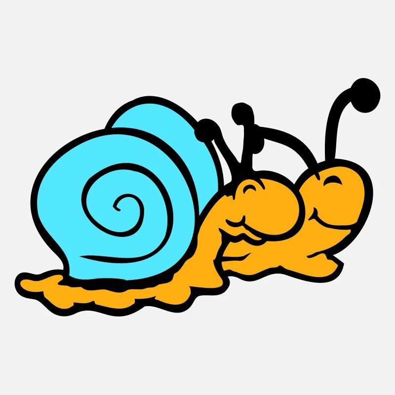 2 Snail Shell Snails Team In Love Friends