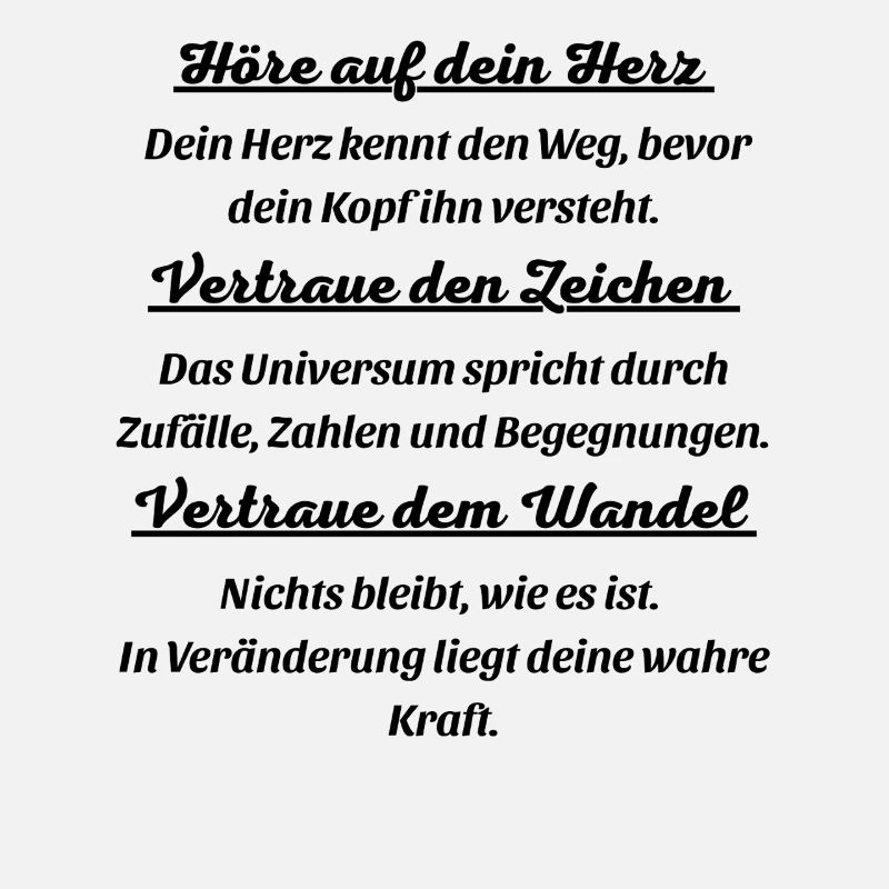 Hoere auf dein Herz 