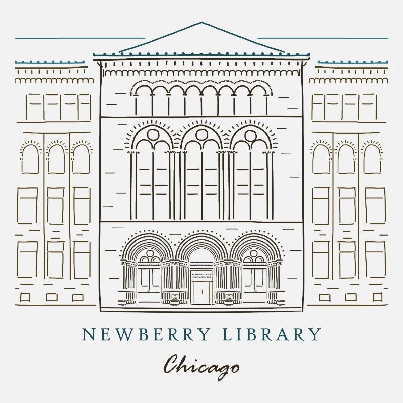 Bâtiment historique de la bibliothèque de Chicago