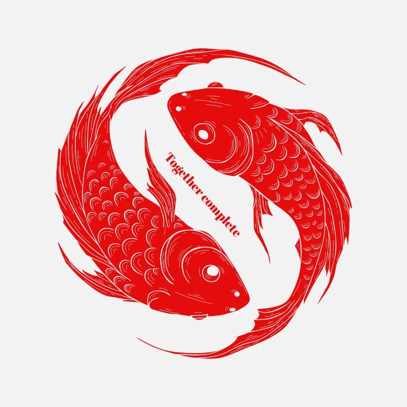 Together Complete - Yin Yang Fish Koi