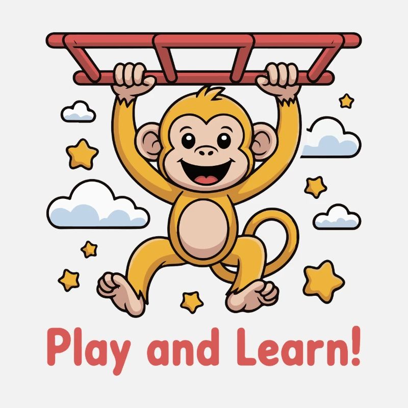 Cheerful Monkey Playground Design
