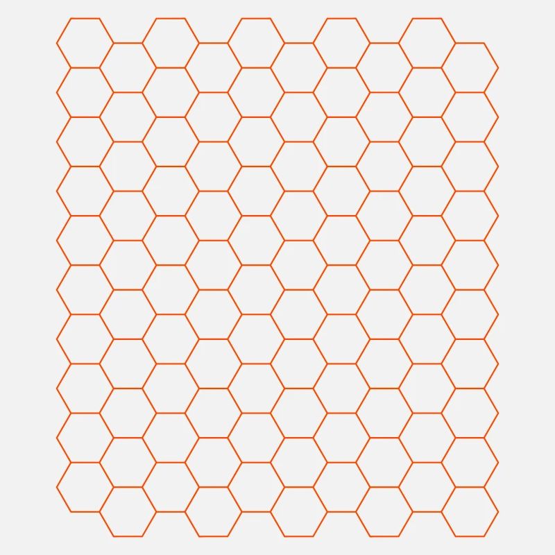 Futuristic Hexagon Pattern Design