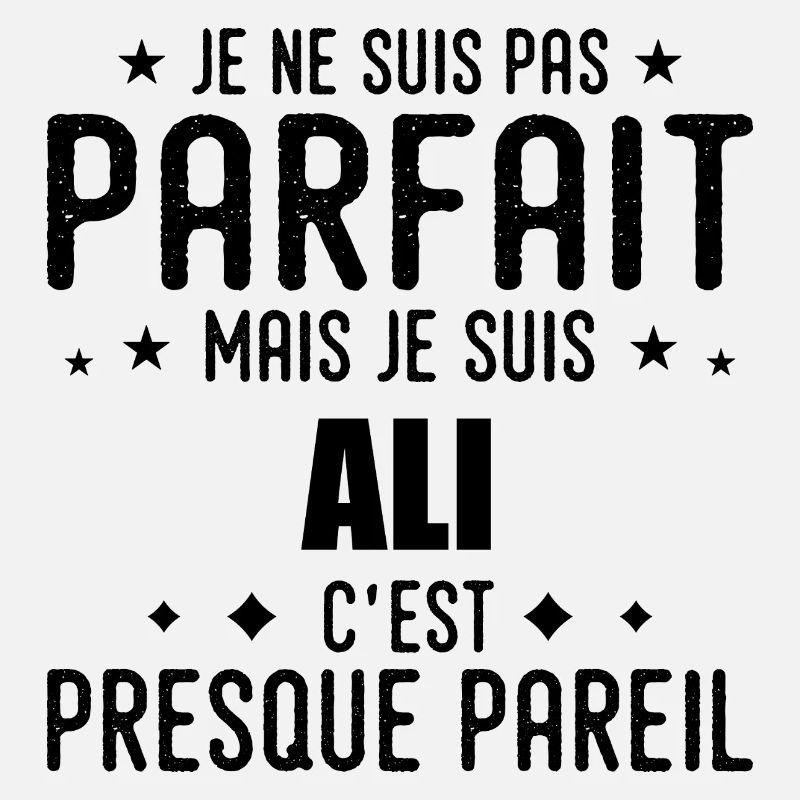 Ali : authentique, imparfait, top, perfection