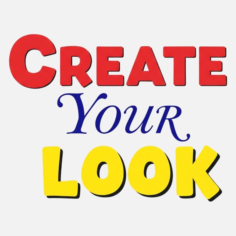 Vivid Colourful Text Creative Design