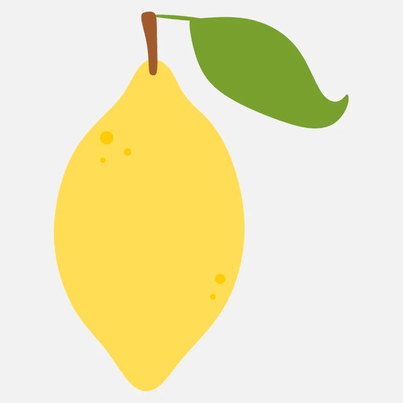 Modern Lemon Citrus Pattern Design