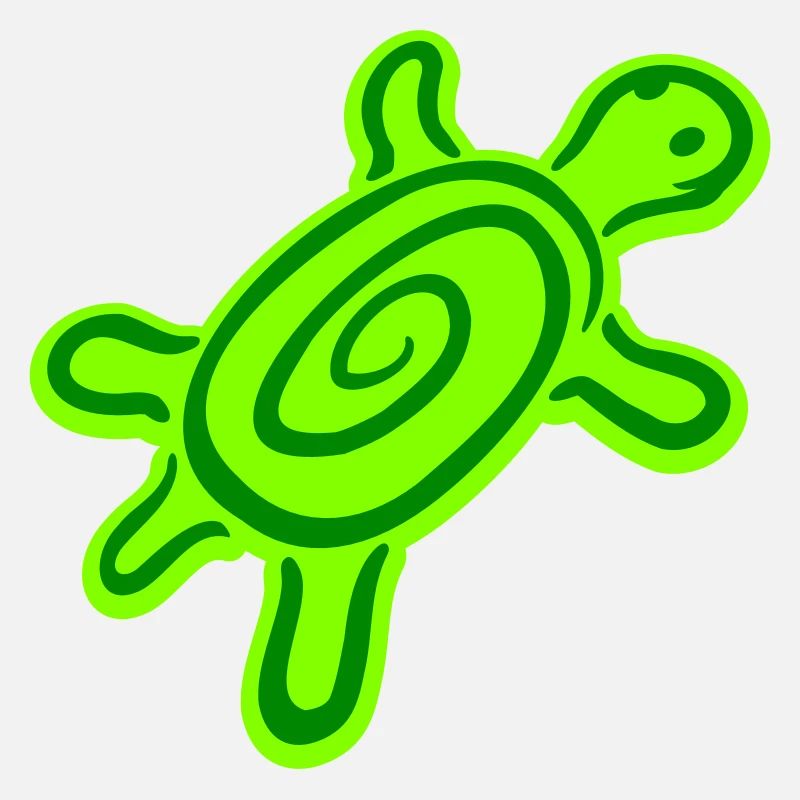 turtle spiral turtle shell pattern cute