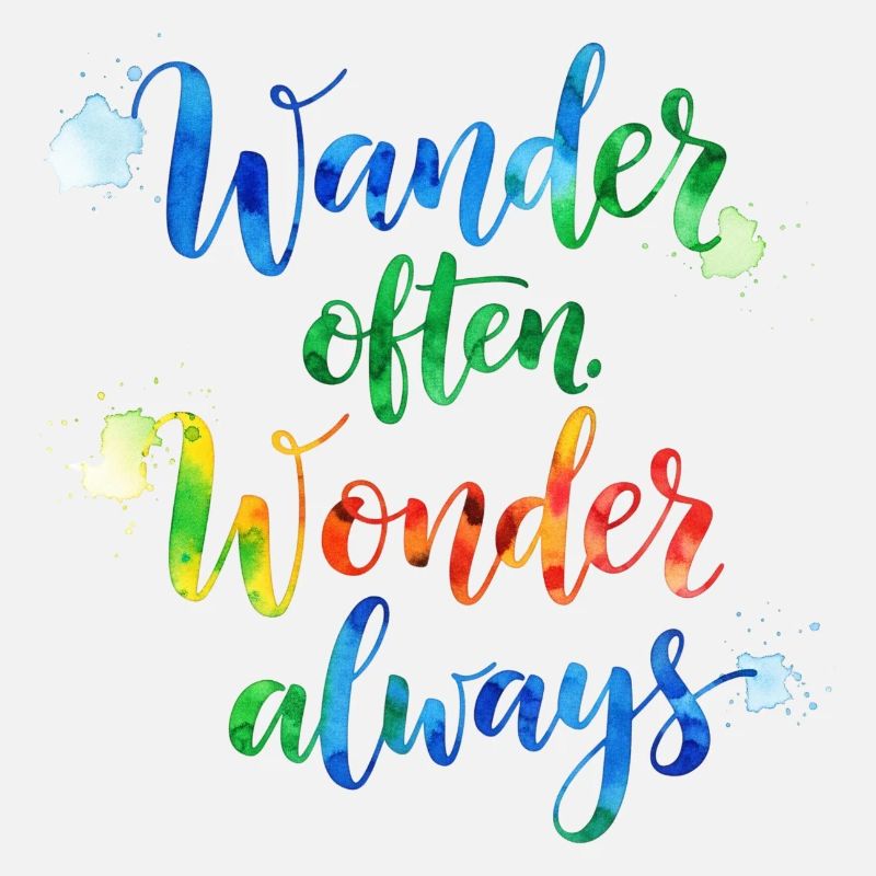 Conception de typographie à l’aquarelle inspirante