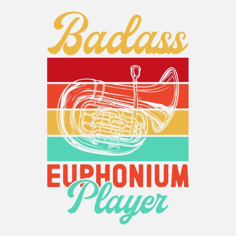 Euphonium Badass Player Baritone Marching Band
