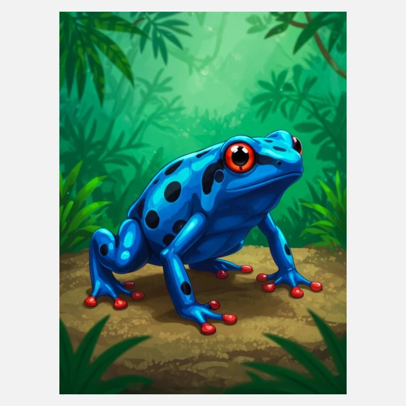 Poison Dart Frog – deadly toxin in rainforest