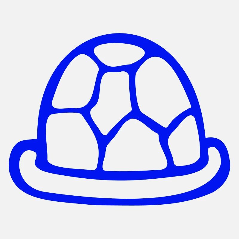Turtle shell without turtle cute shell