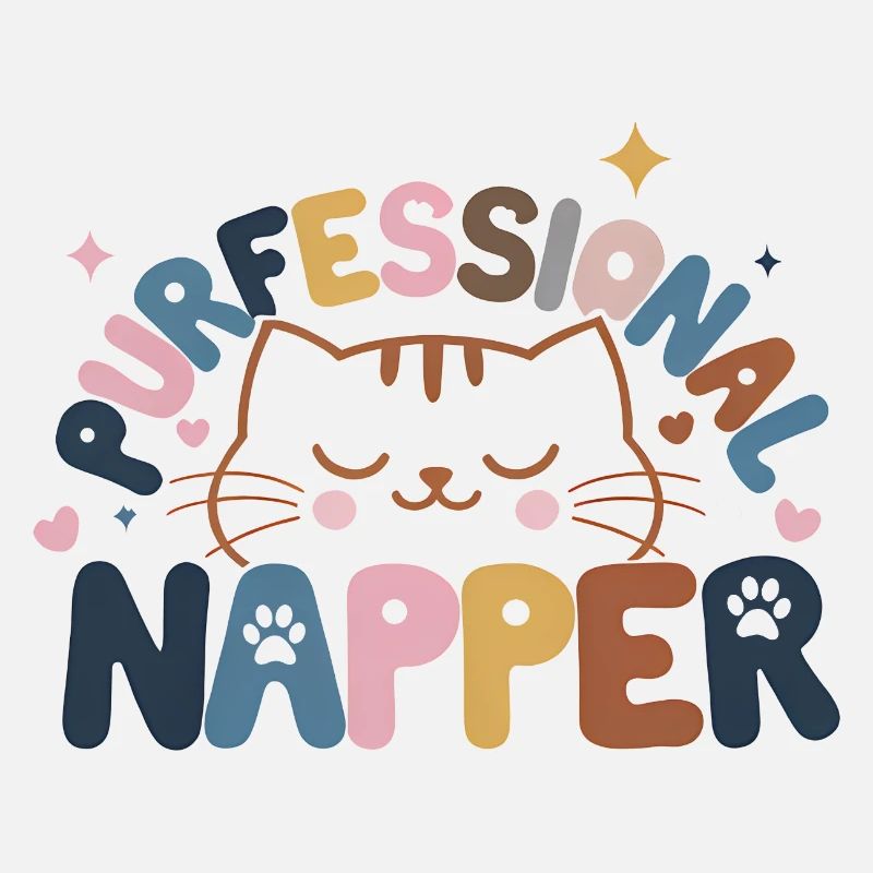 Whimsical Cat with Peaceful Expression