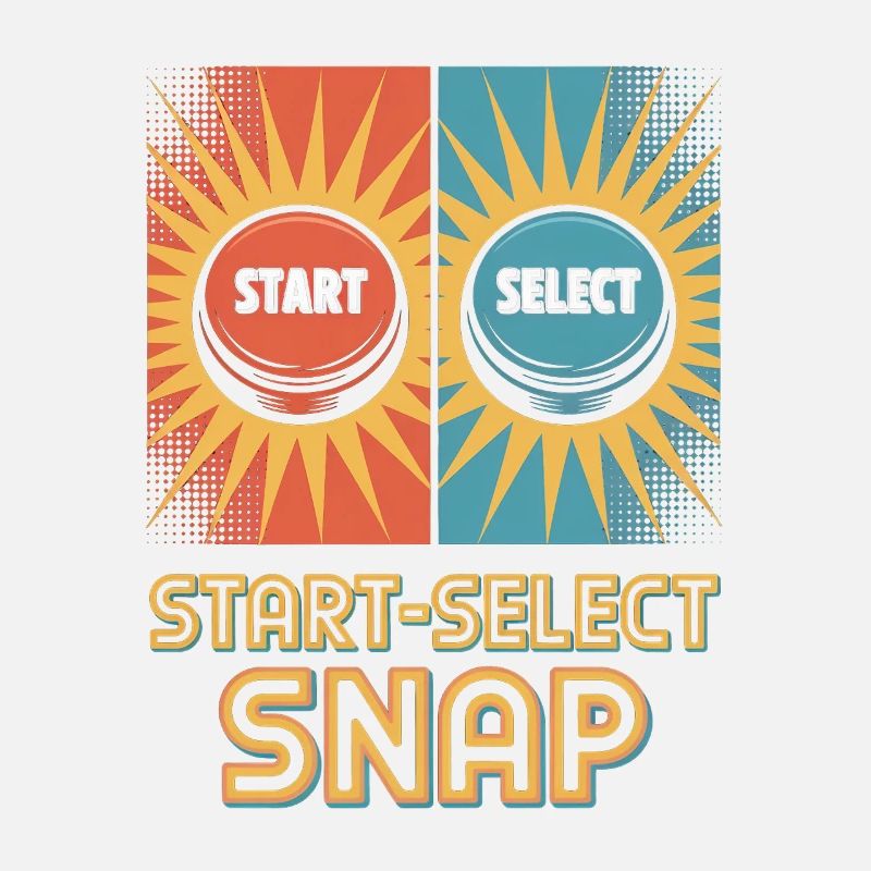 Start Select Snap Pop Culture Retro Video Game