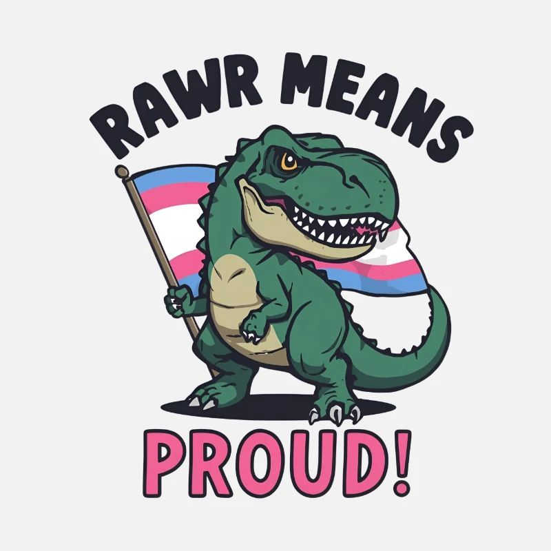 T-Rex Pride – Rawr Means Proud