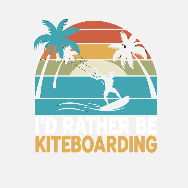 Prefer Kiteboarding Palm Trees Sunset