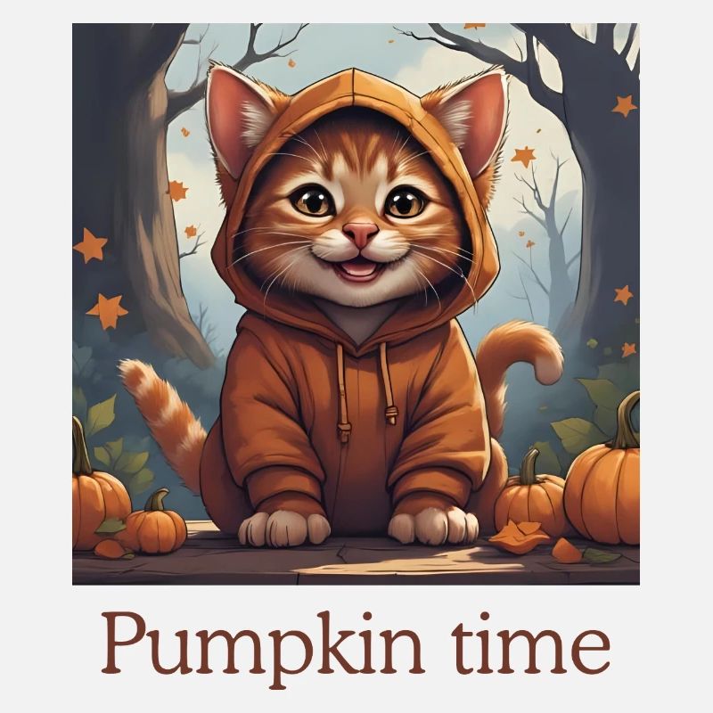 Chat mignon d’Halloween