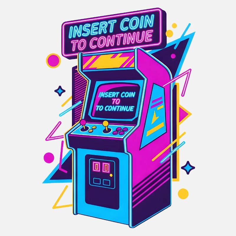 Conception d’arcade rétro pour les joueurs et les joueurs