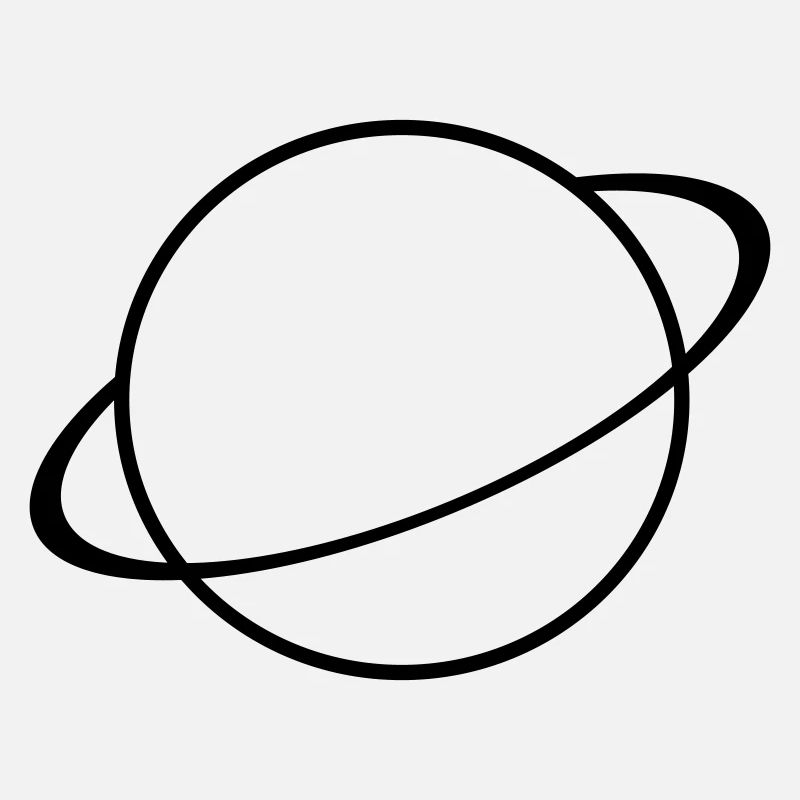 Icône de Saturne - Symbole de la planète