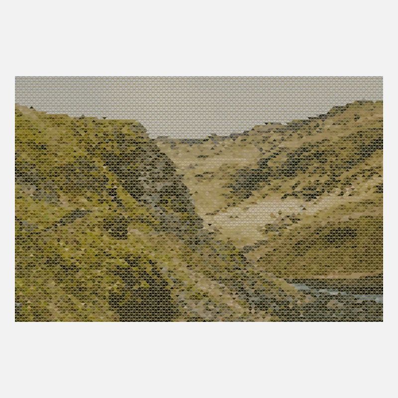 Geometrisches Netz Canyon