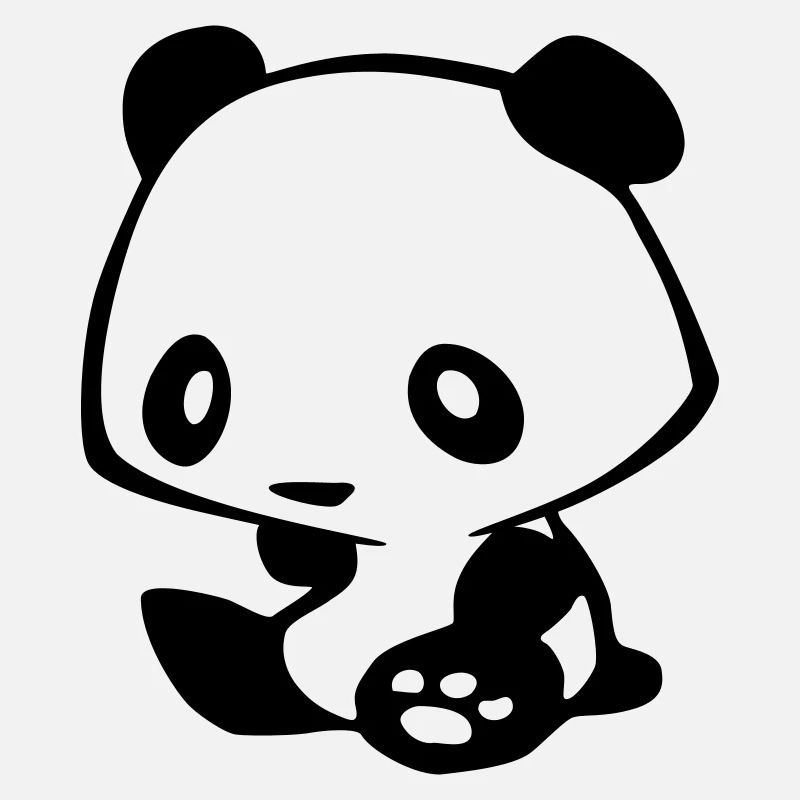 Kawaii Panda – Mignon Manga Ours Bambou
