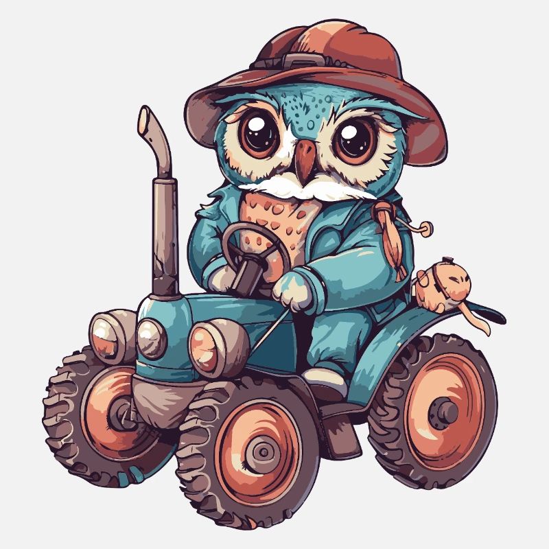 Eule Traktor Farmer