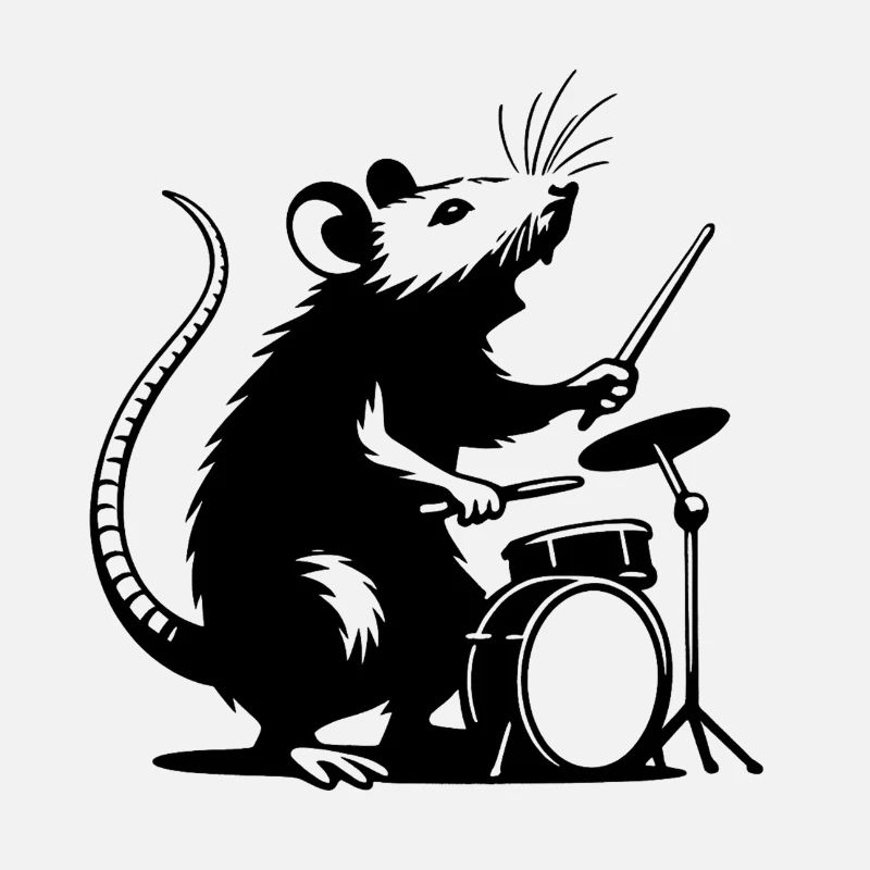 DrummerMaus Silhouette