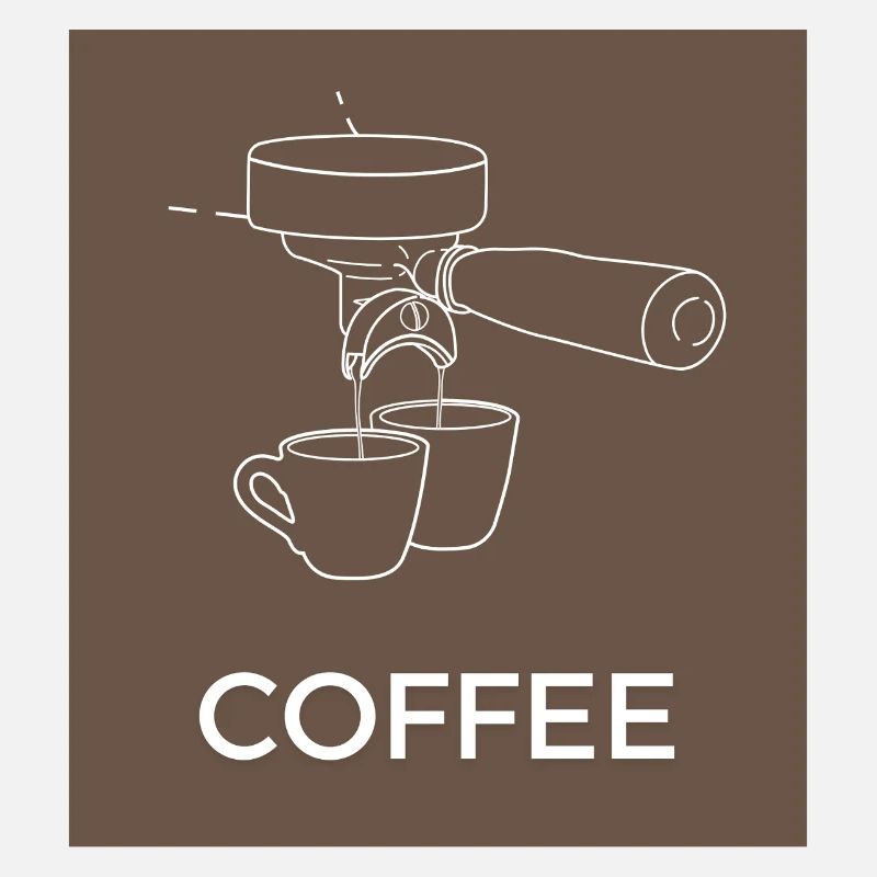 Machine à café Line art Café