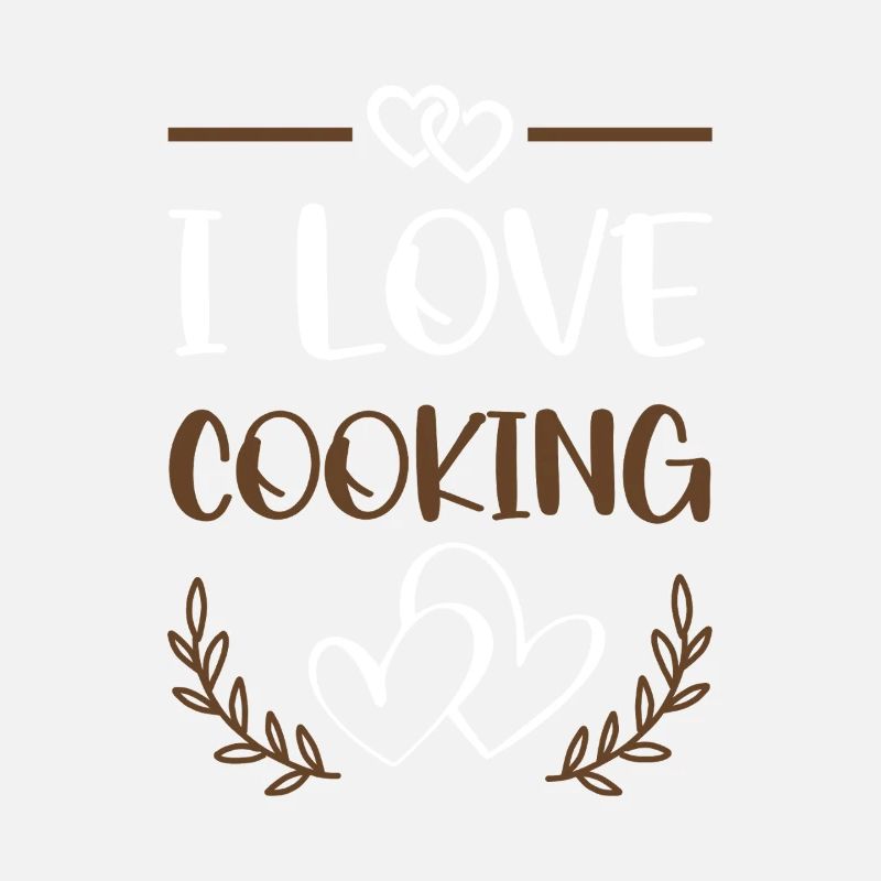 Ich liebe Kochen Herz-Design