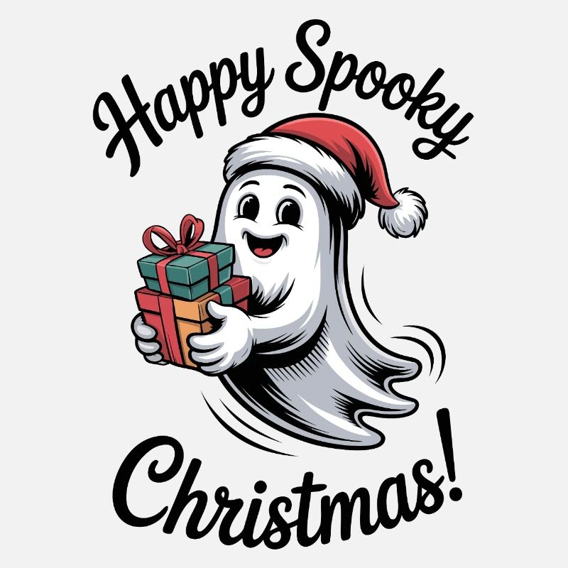 Weihnachtsgeist mit Geschenken