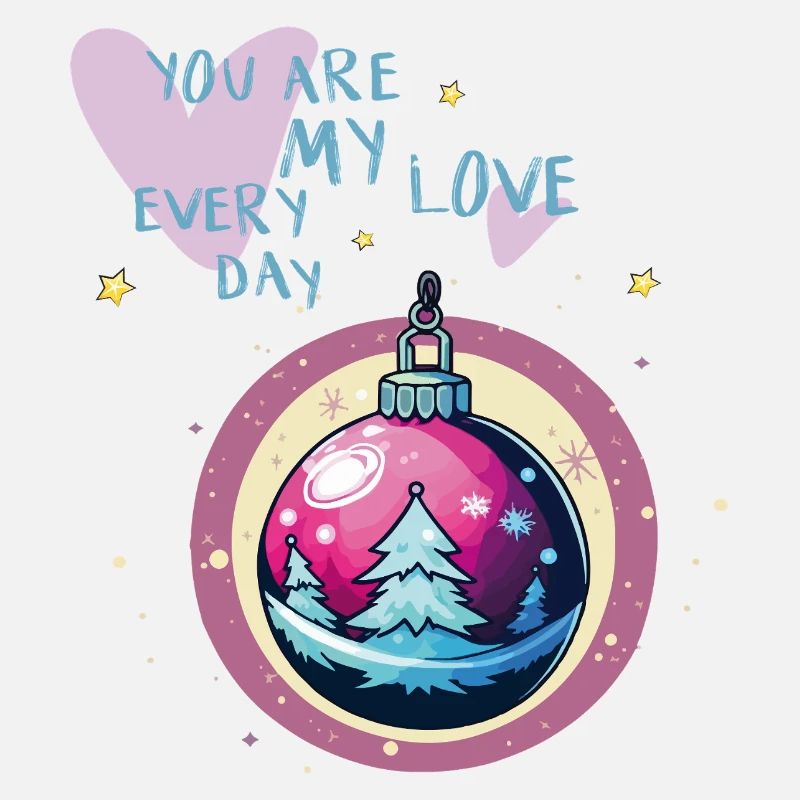 Weihnachtskugel Liebe 