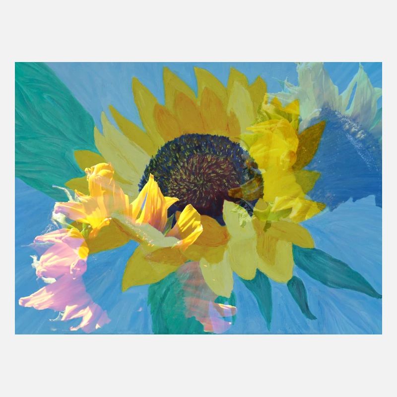 Sonnenblumen-Multibelichtung