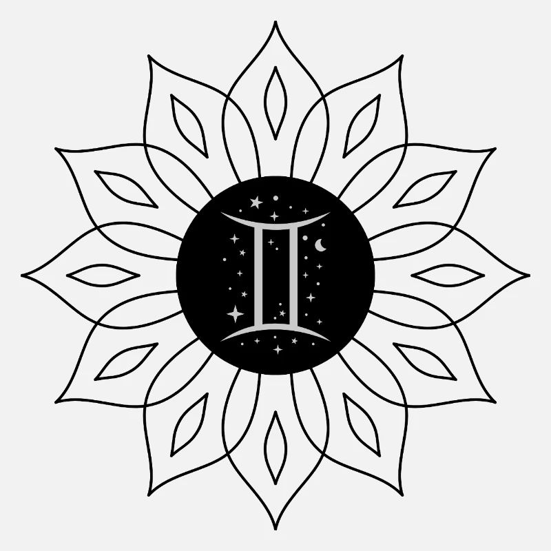 Gémeaux Cosmique Élégant