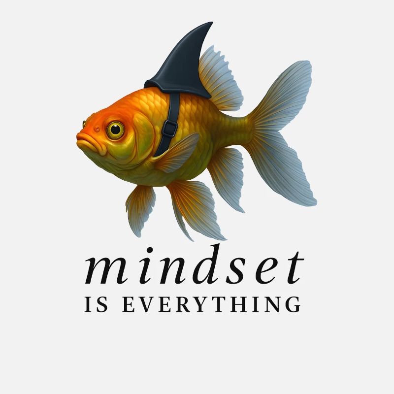 Mindset is Everything Goldfish, Motivational 