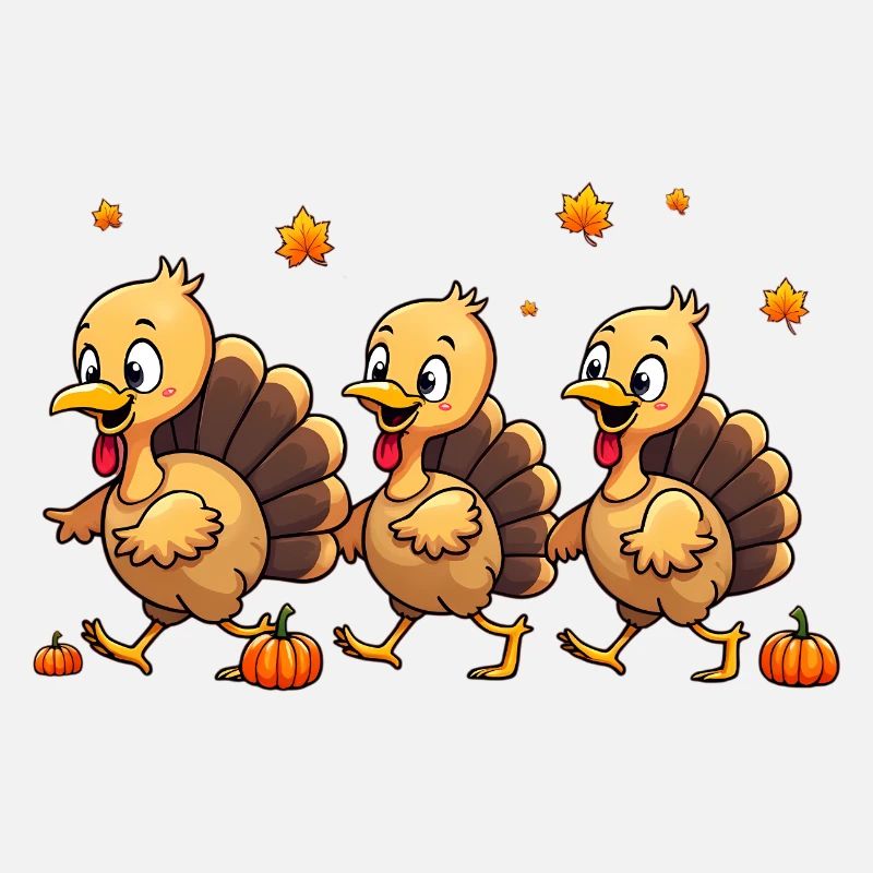 Bébé dinde de Thanksgiving