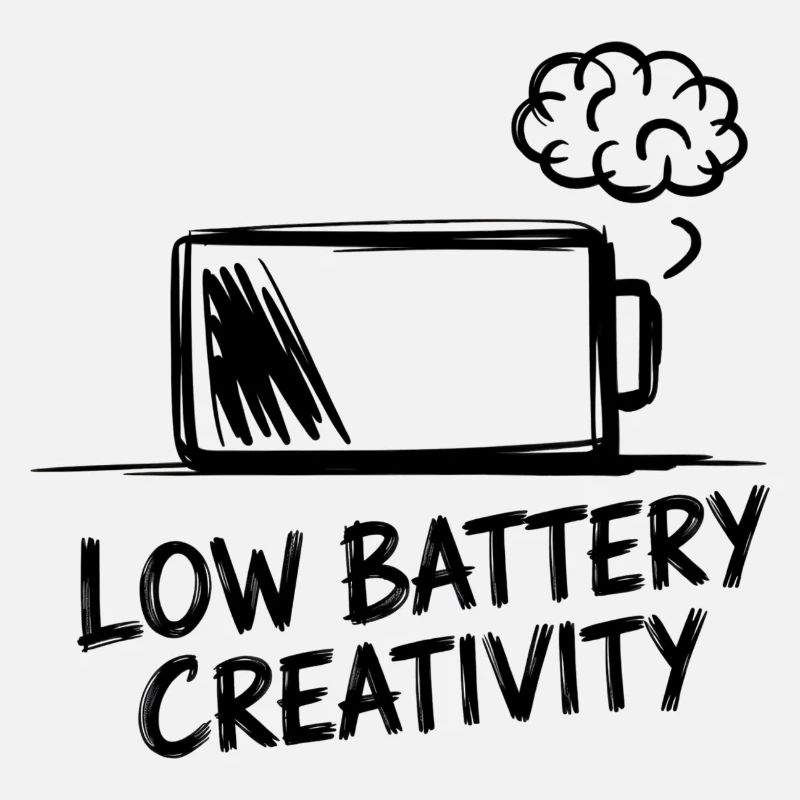 Low Battery Creativity – Akku leer, Ideen weg
