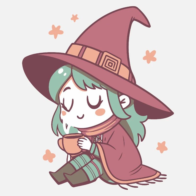 Witch Cozy with Pastel Tea