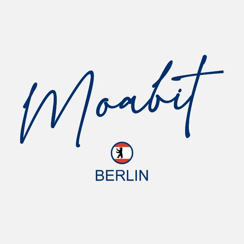 Moabit - Berlin Flagge - Berliner Bär
