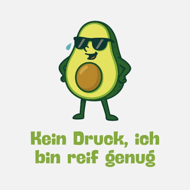 Avocado no print ripe enough