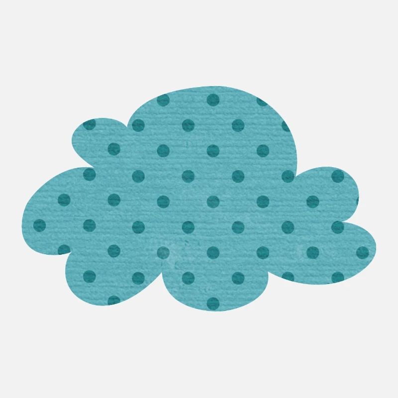 Cloud Dots Dots Weather Nursery Decoration Kids