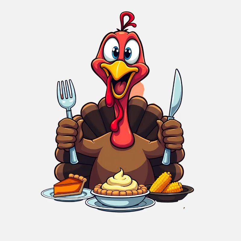 Thanksgiving Drôle Dinde de Thanksgiving