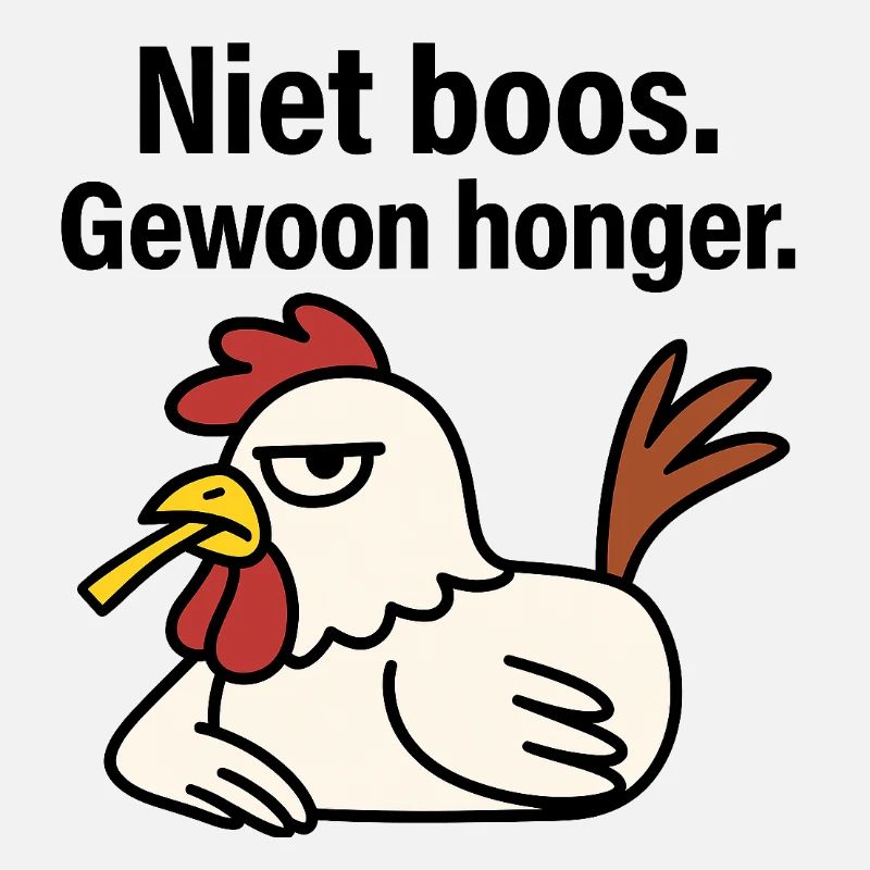 Werde nicht wütend. Nur Hunger.